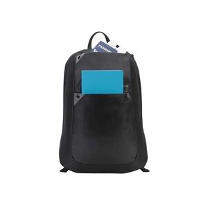 Sleek Black Minimalist Laptop Backpack with Streamlined Design